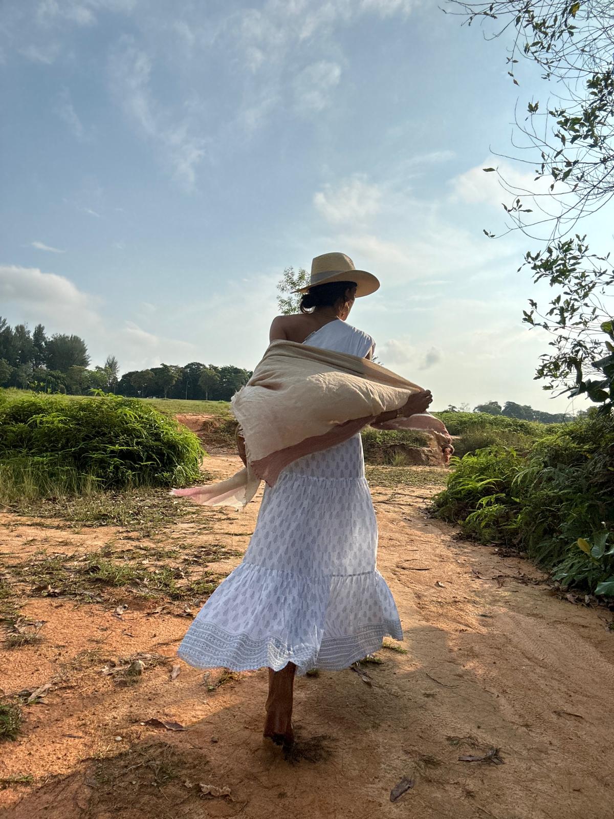 GRETA MAXI SKIRT - FERN