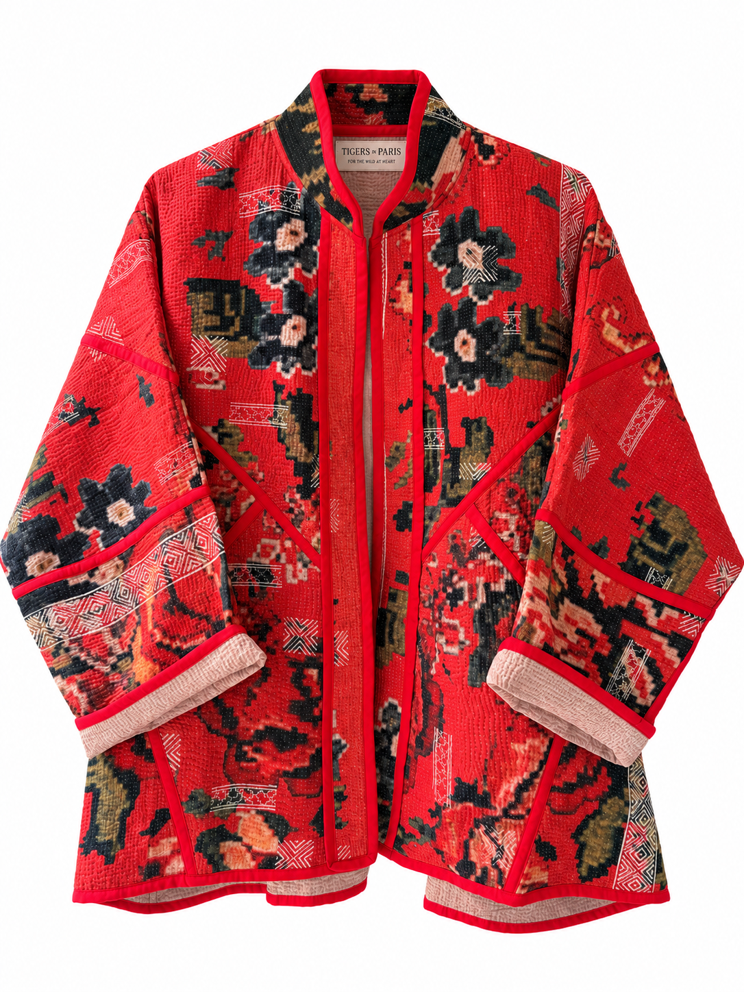 Vintage Kantha Kimono Jacket Design 8