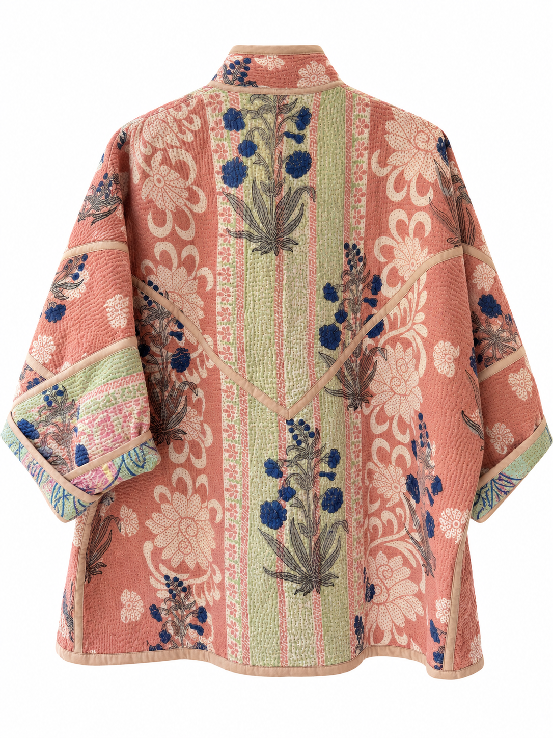 Vintage Kantha Kimono Jacket Design 12