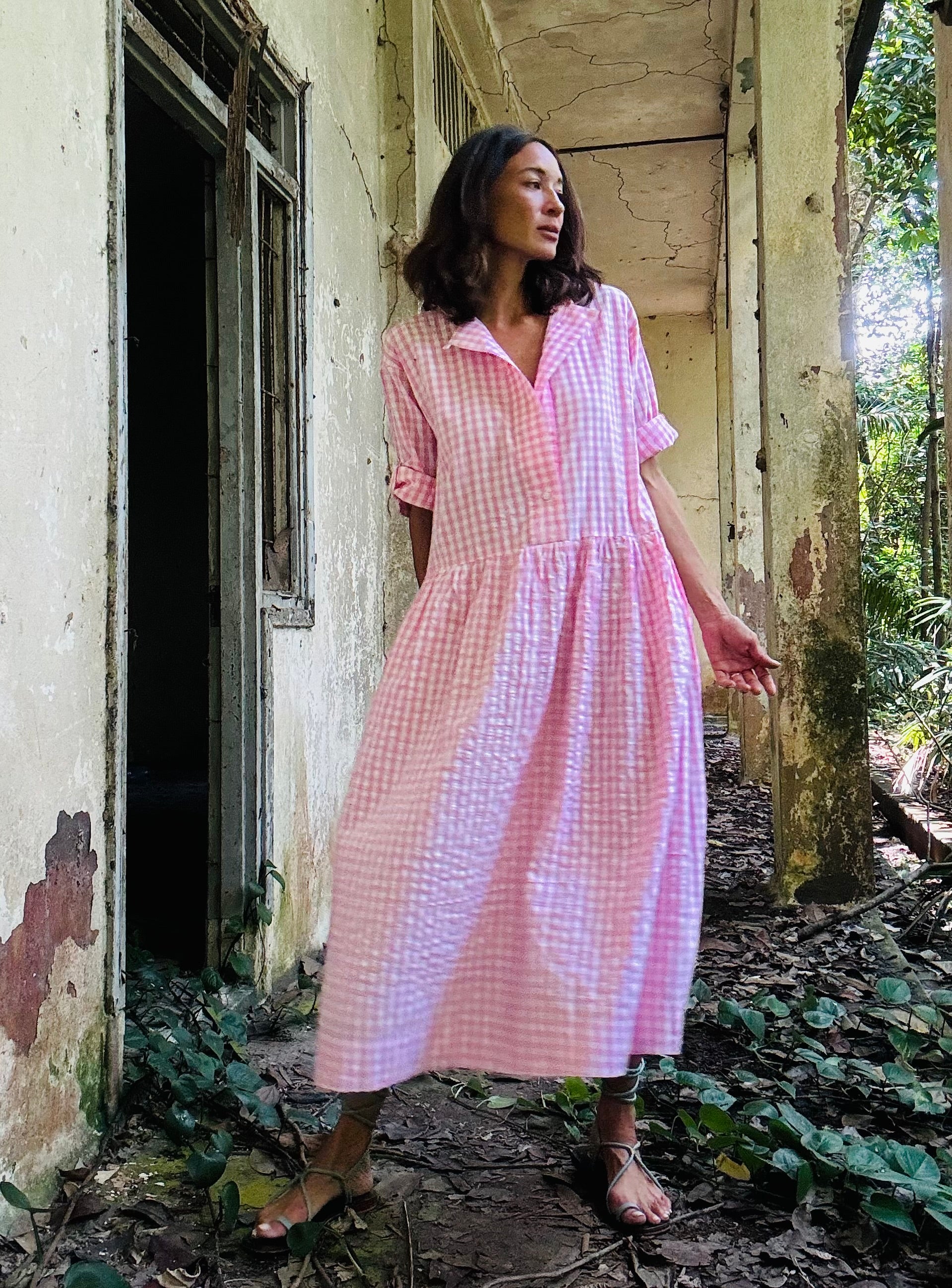ruby shirt dress Ruby Shirt Dress (Lilac) UsTrendy