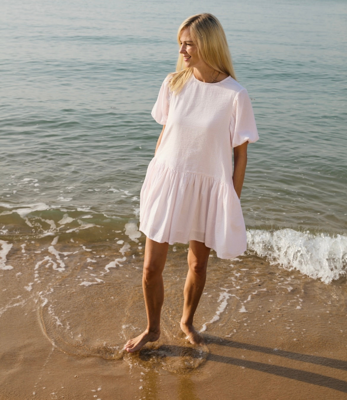 ILKLEY STRIPE IN PINK