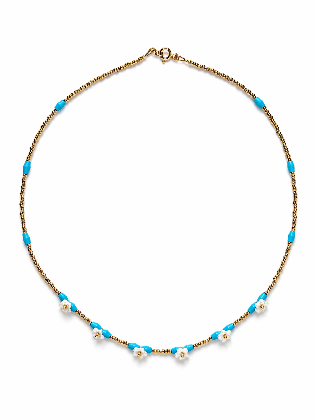 Petite White Flower Necklace