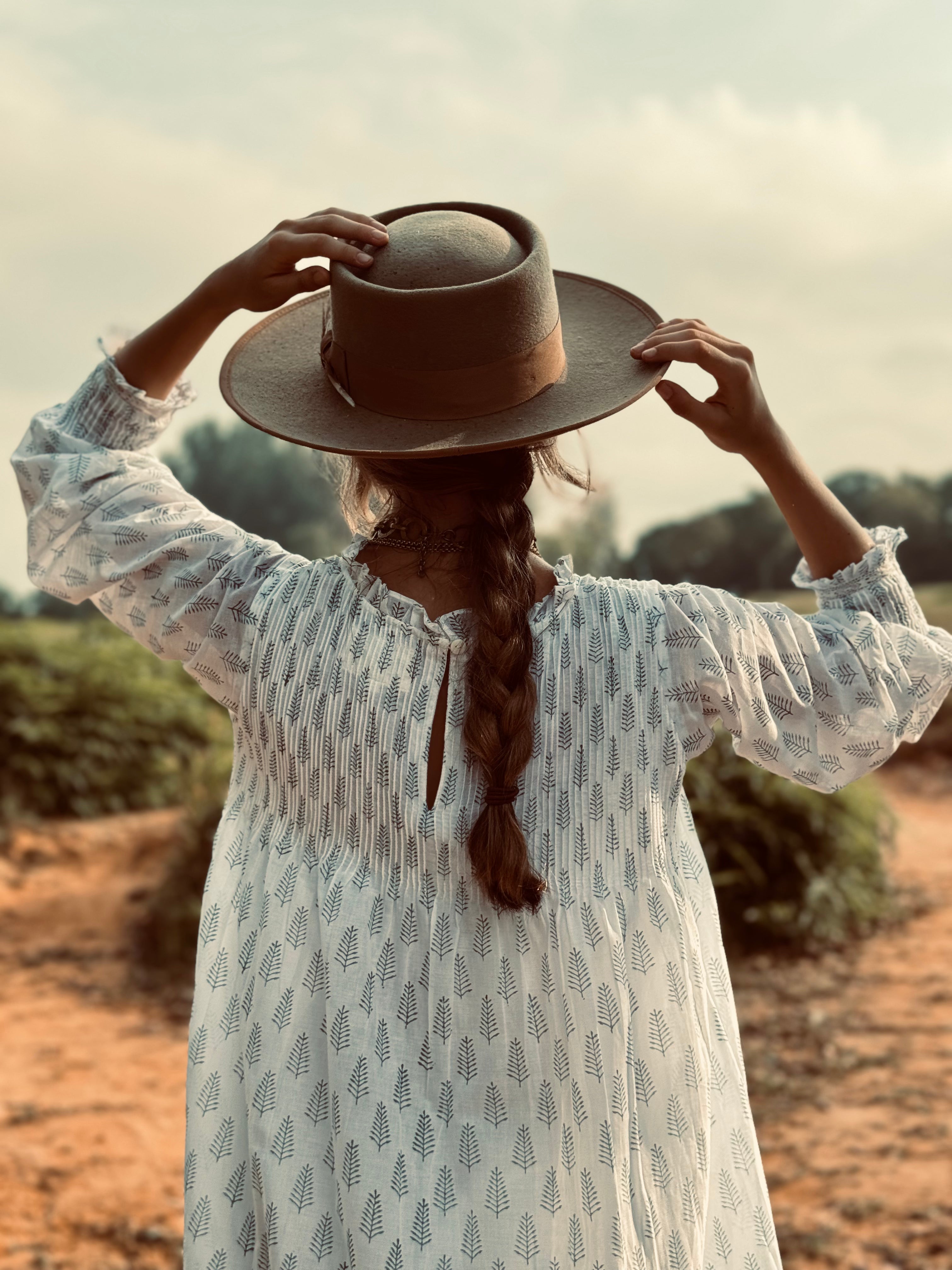 AGNES MIDI DRESS - FERN