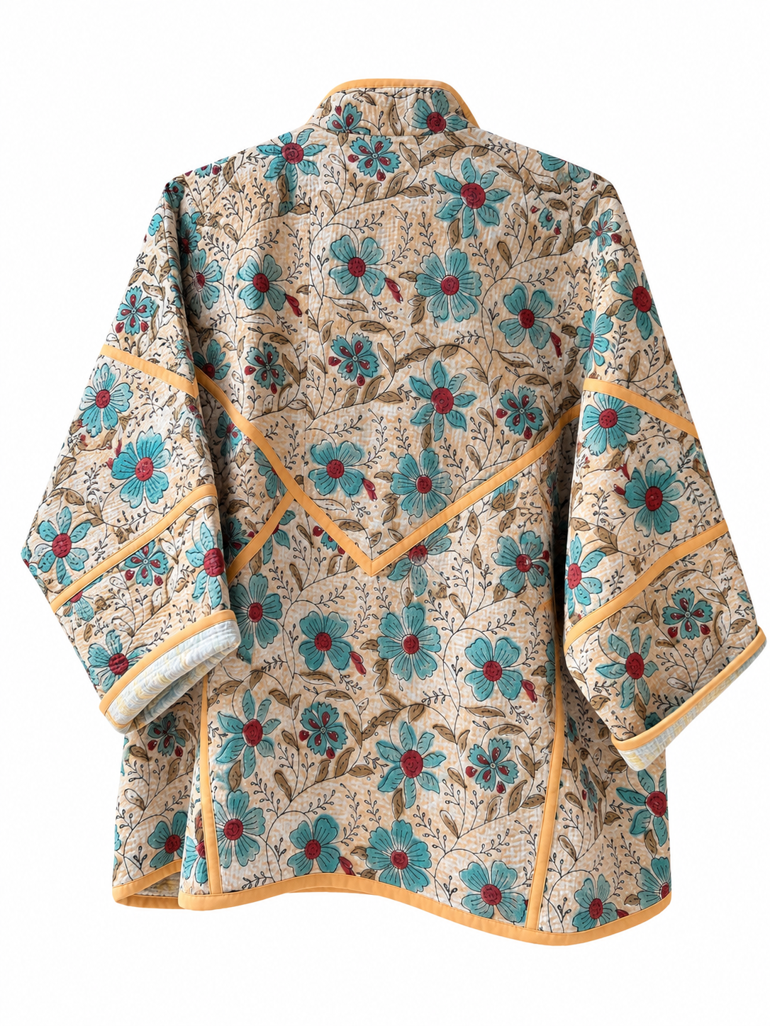 Vintage Kantha Kimono Jacket Design 1
