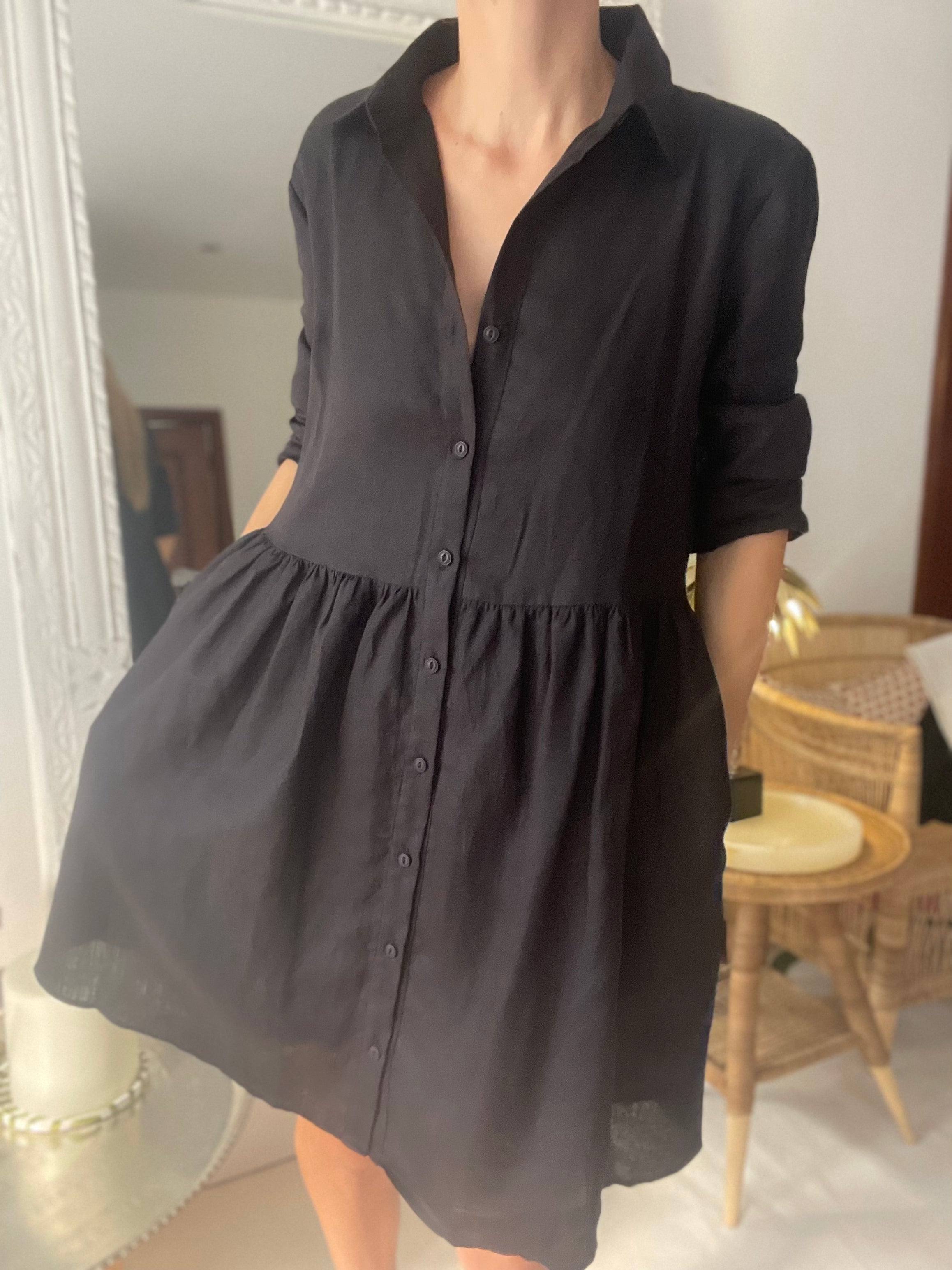 ESTELLE LINEN DRESS