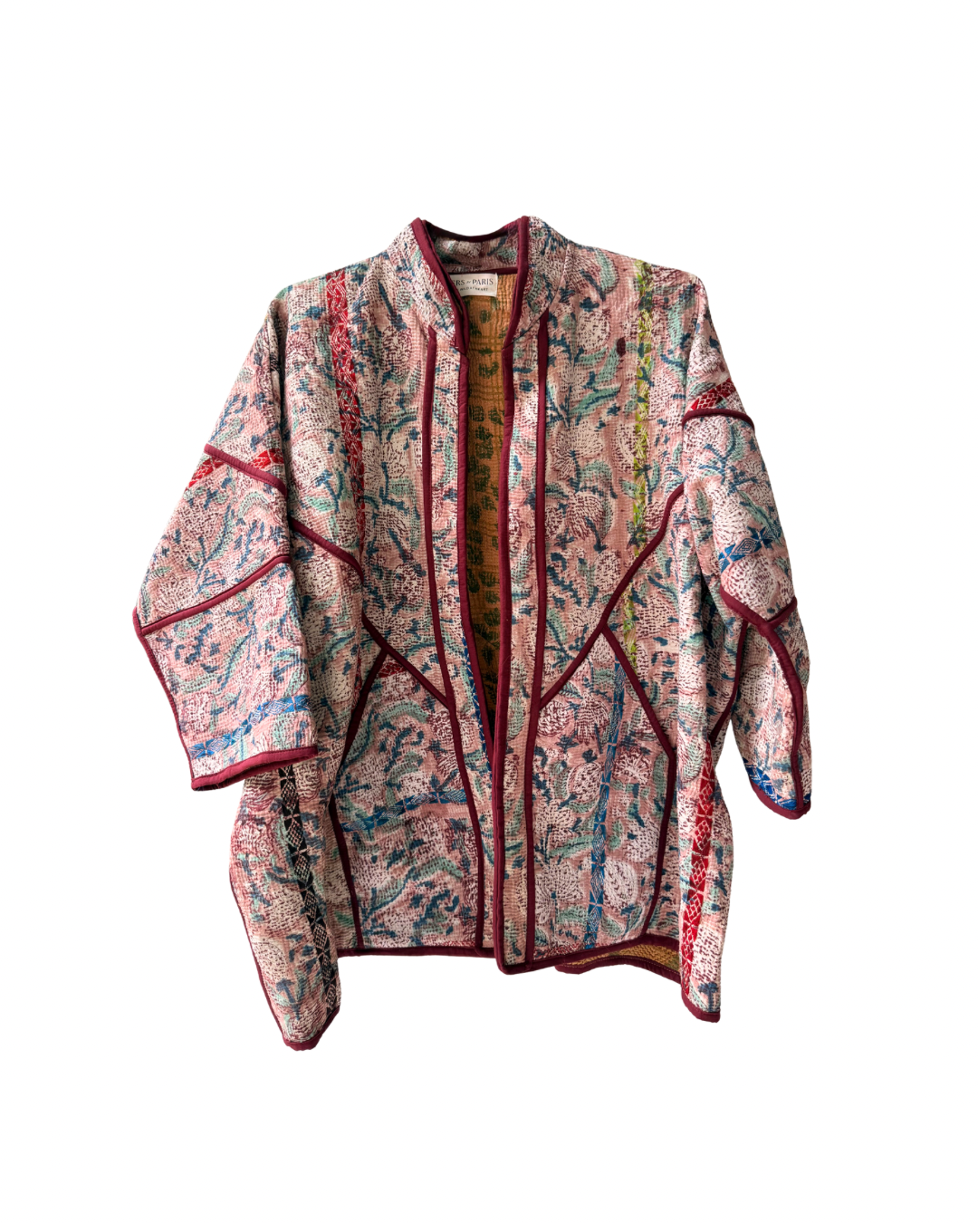 Saffron Kantha Jacket