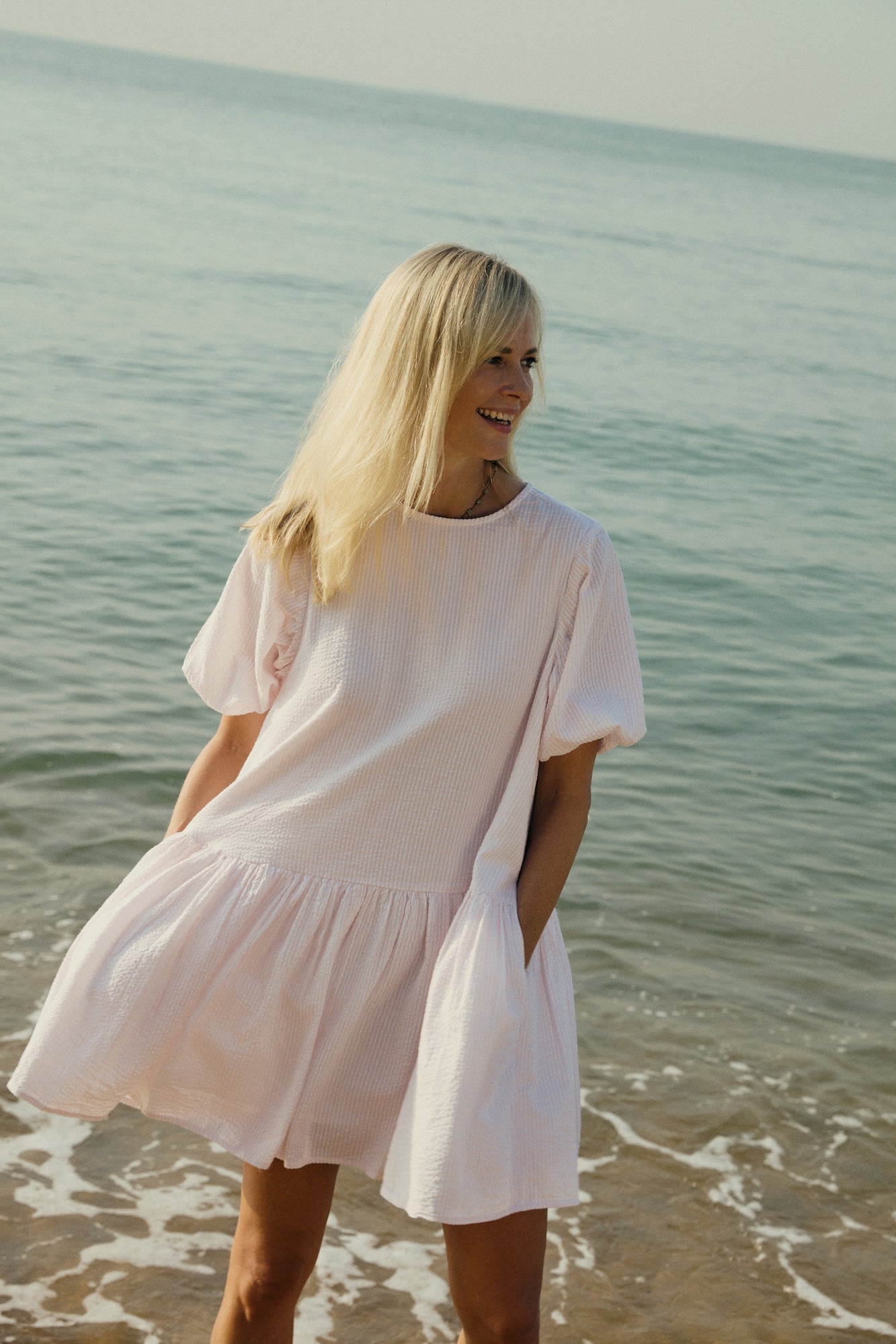 ILKLEY STRIPE IN PINK