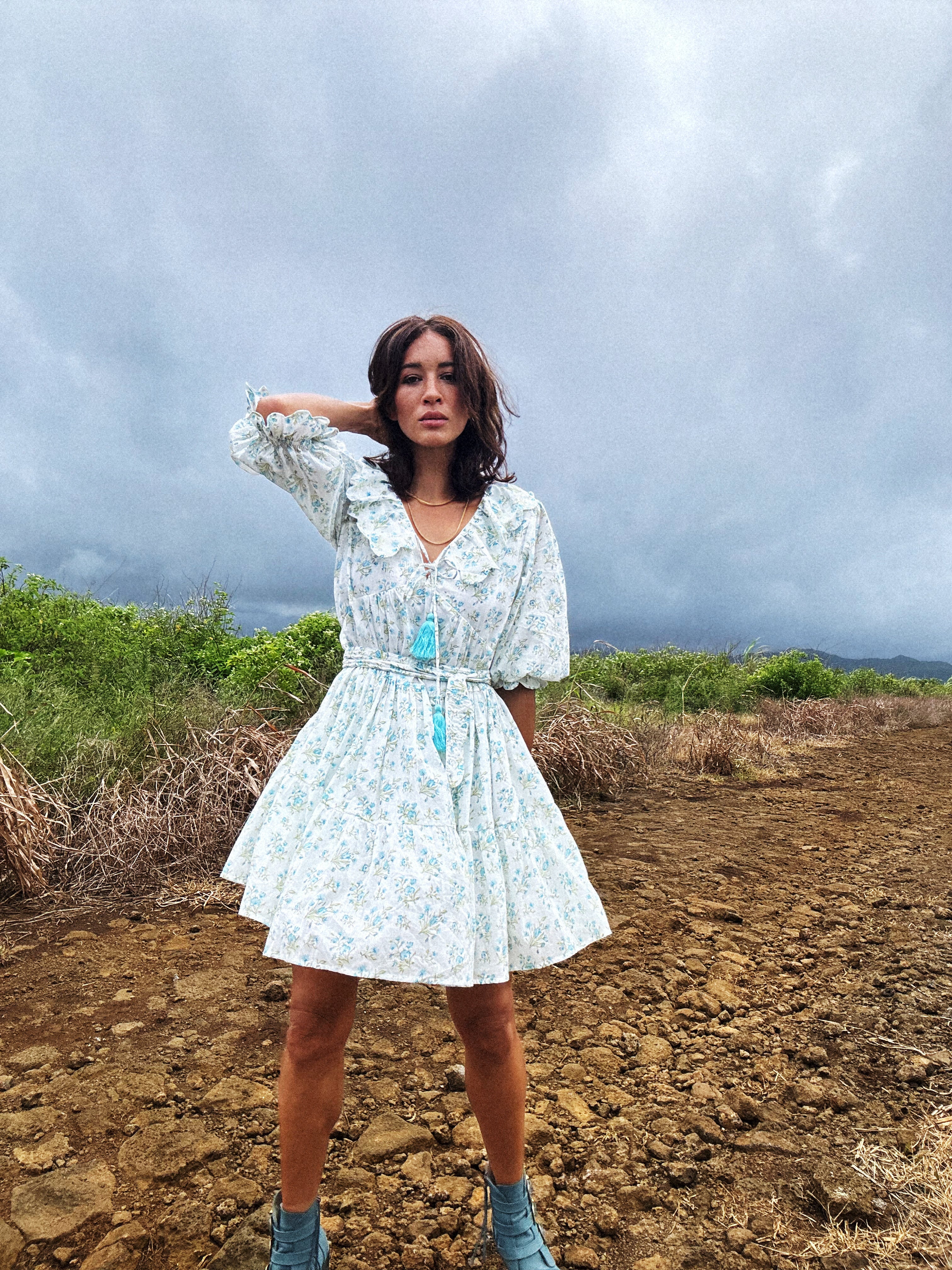 DHALIA 2.0 DITSY PETITE BLEU