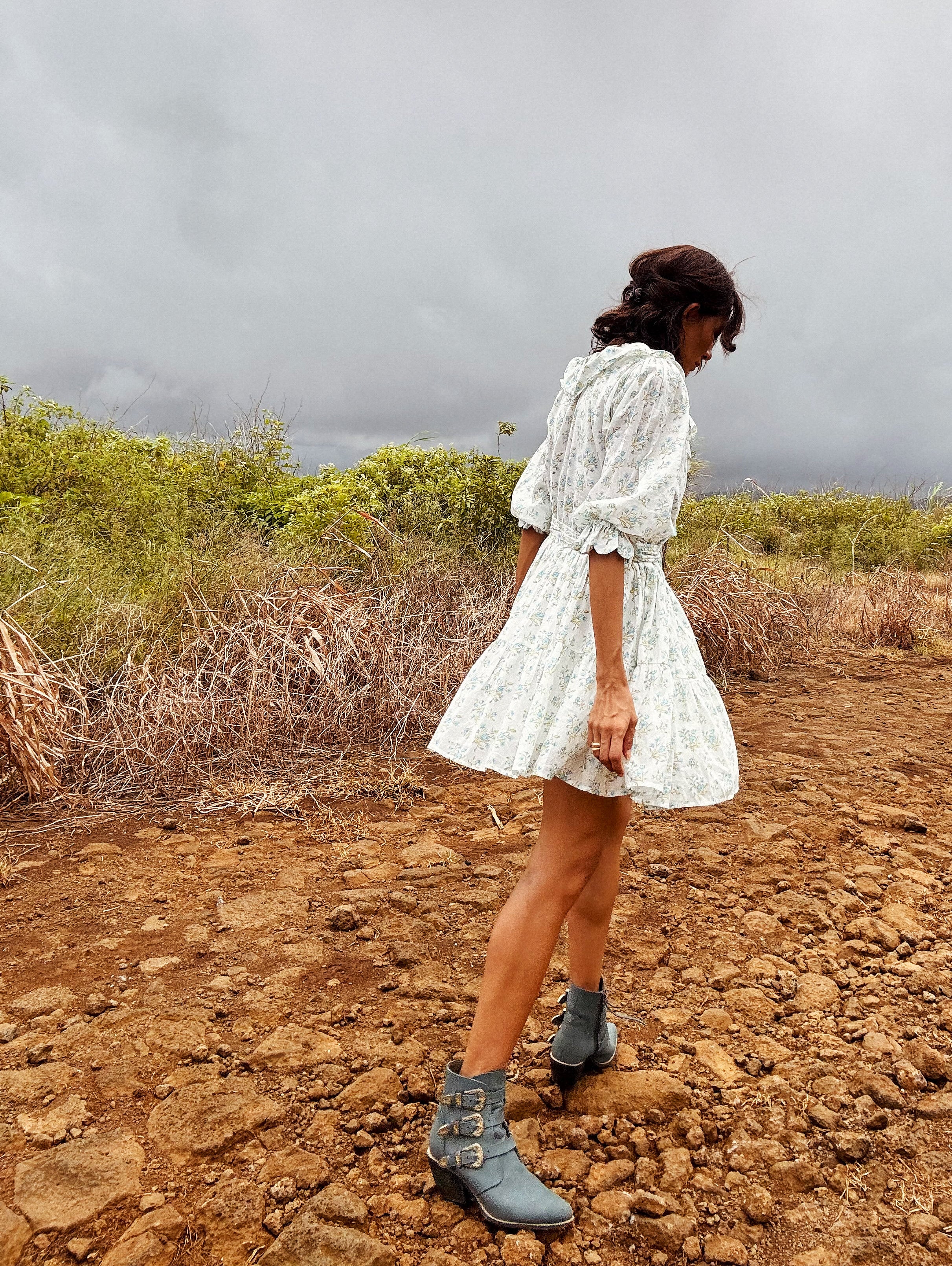 DHALIA 2.0 DITSY PETITE BLEU