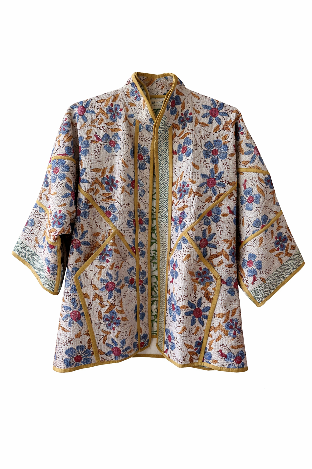 Vintage Kantha Kimono Jacket Design 11