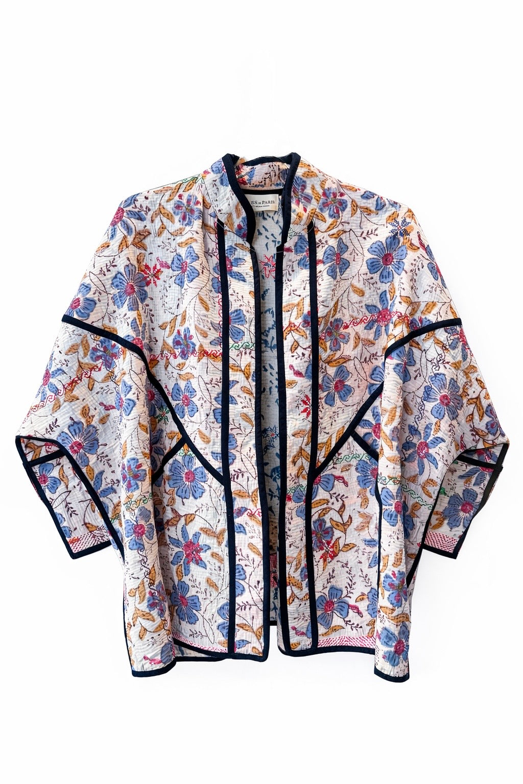 Vintage Kantha Kimono Jacket Design 1