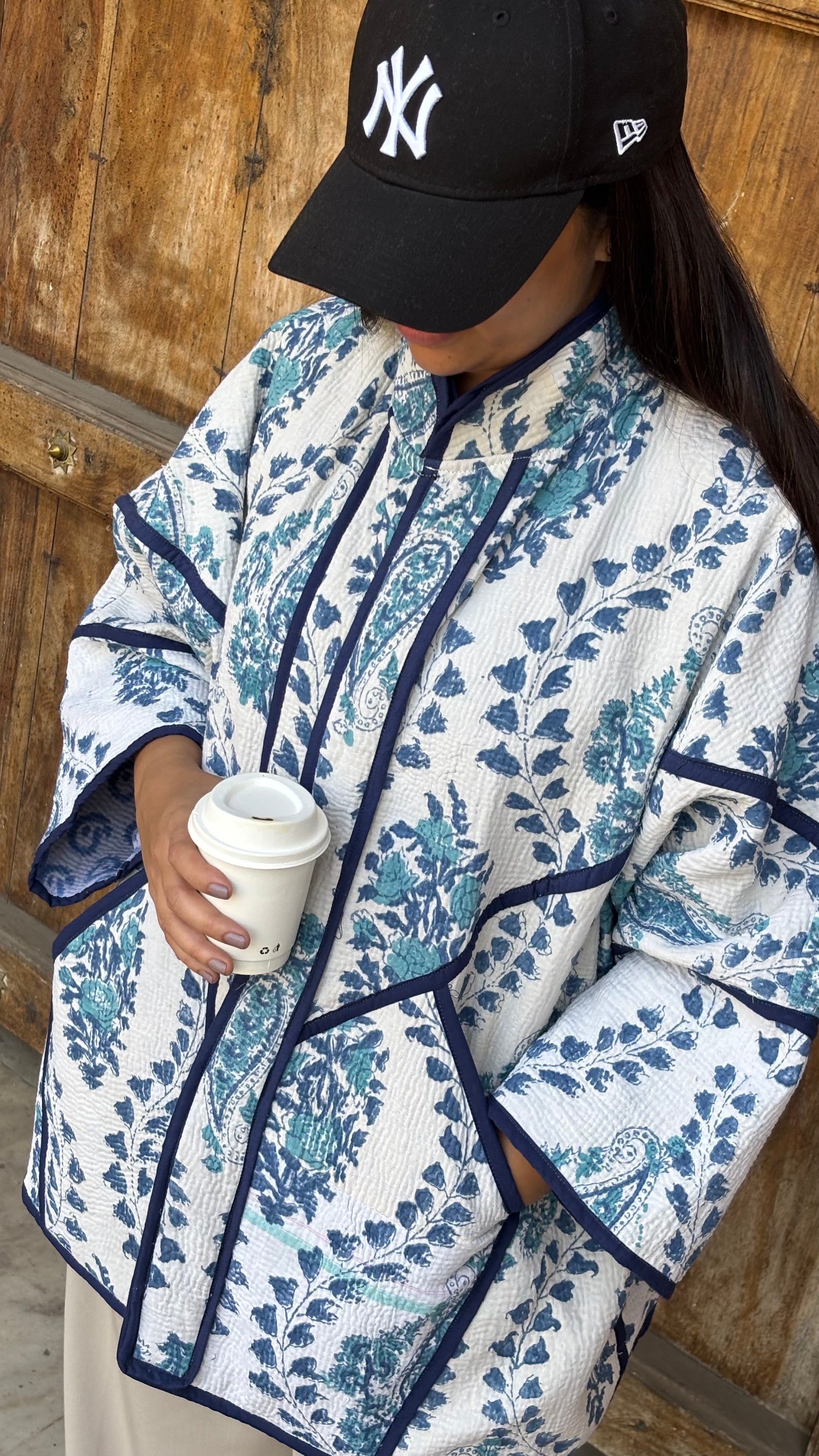 Vintage Kantha Kimono Jacket Design 10