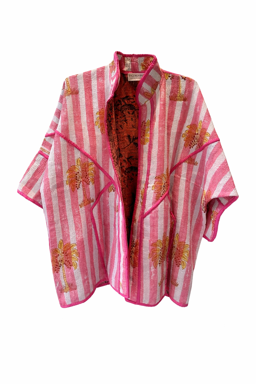 Vintage Kantha Kimono Jacket Design 4