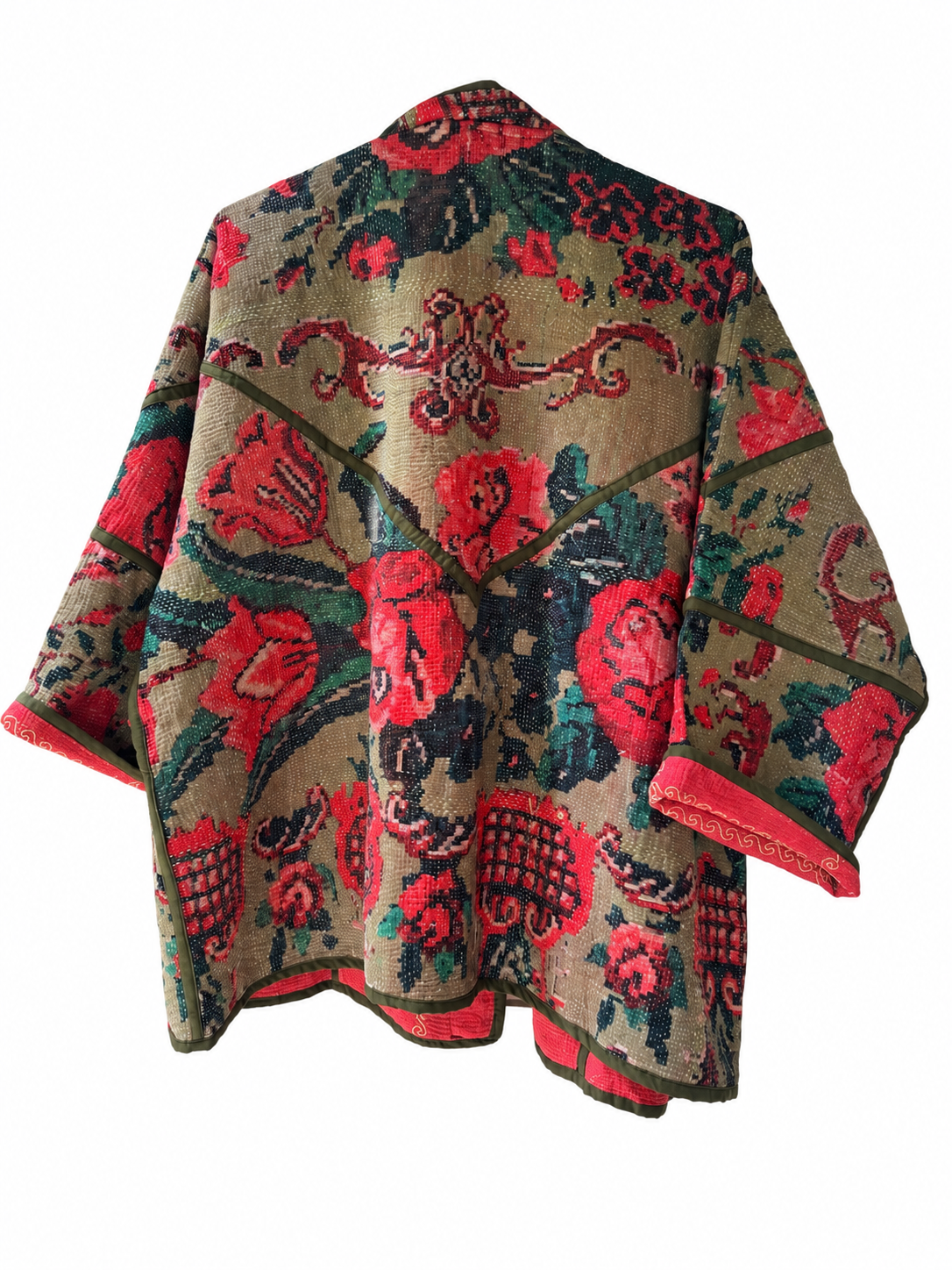 Vintage Kantha Kimono Jacket Design 6