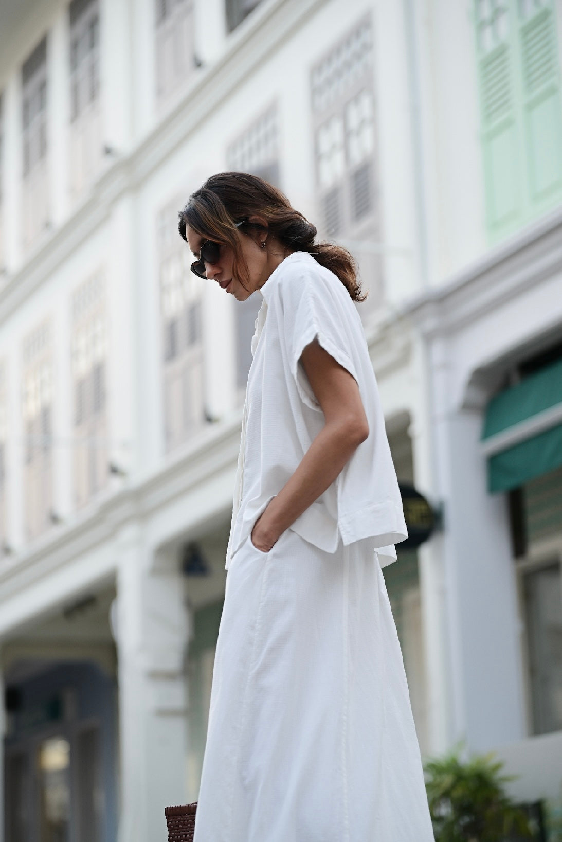 Sabine Top White Handloom