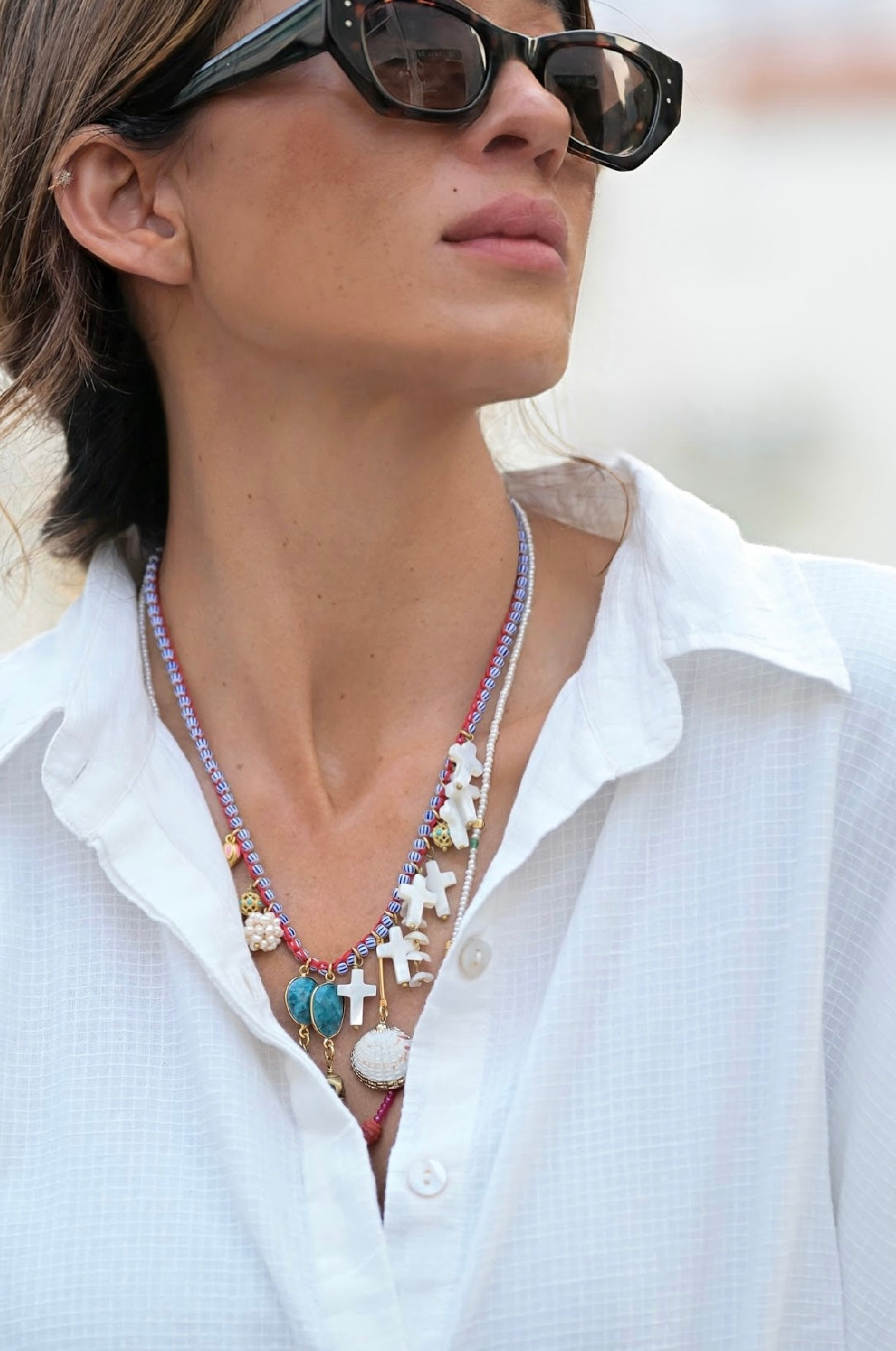 Sabine Top White Handloom