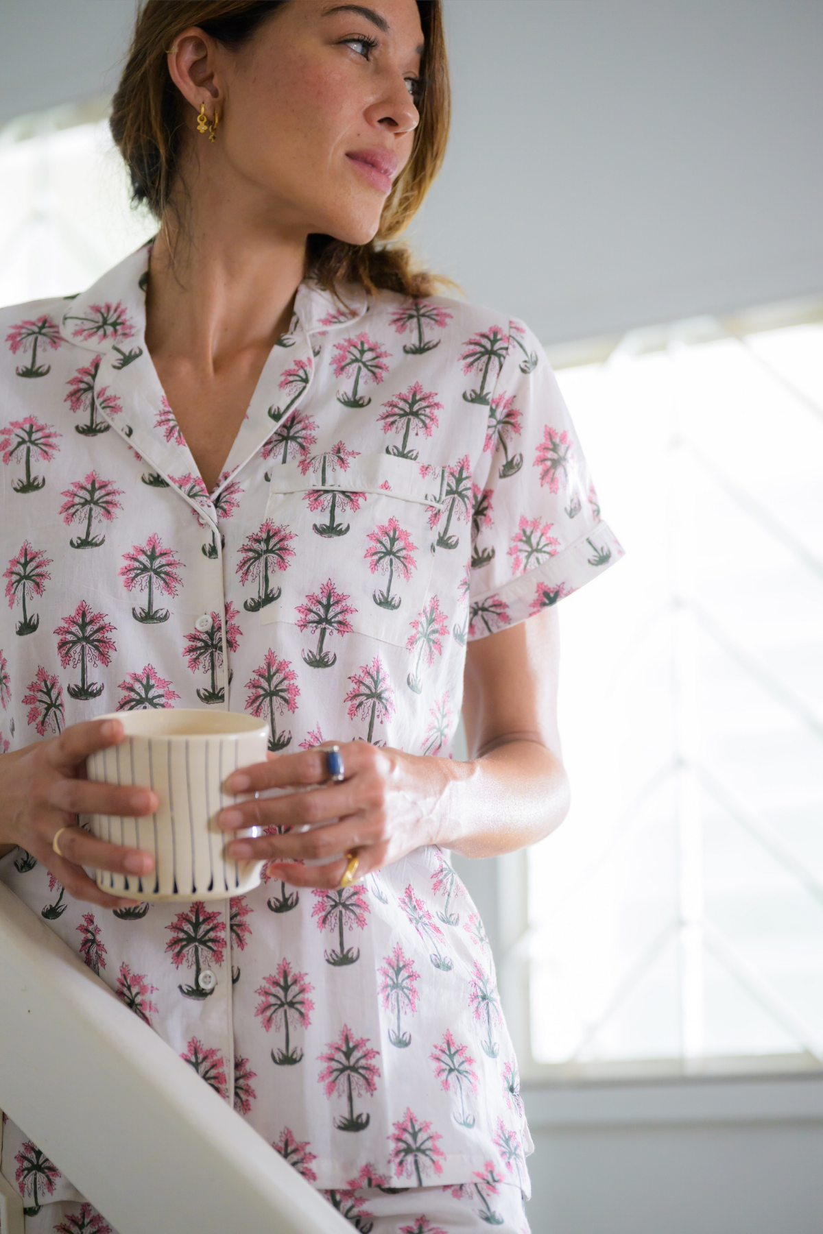 PAJAMAS PINK PALMYRA