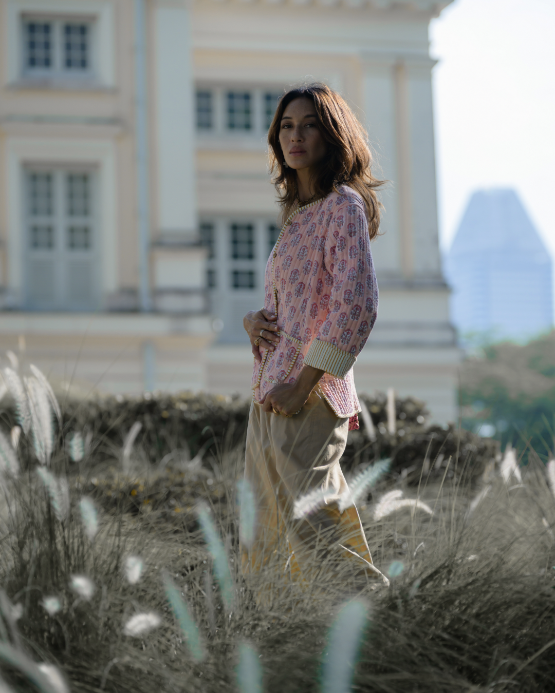 Dimitri Quilted Jacket - Pink