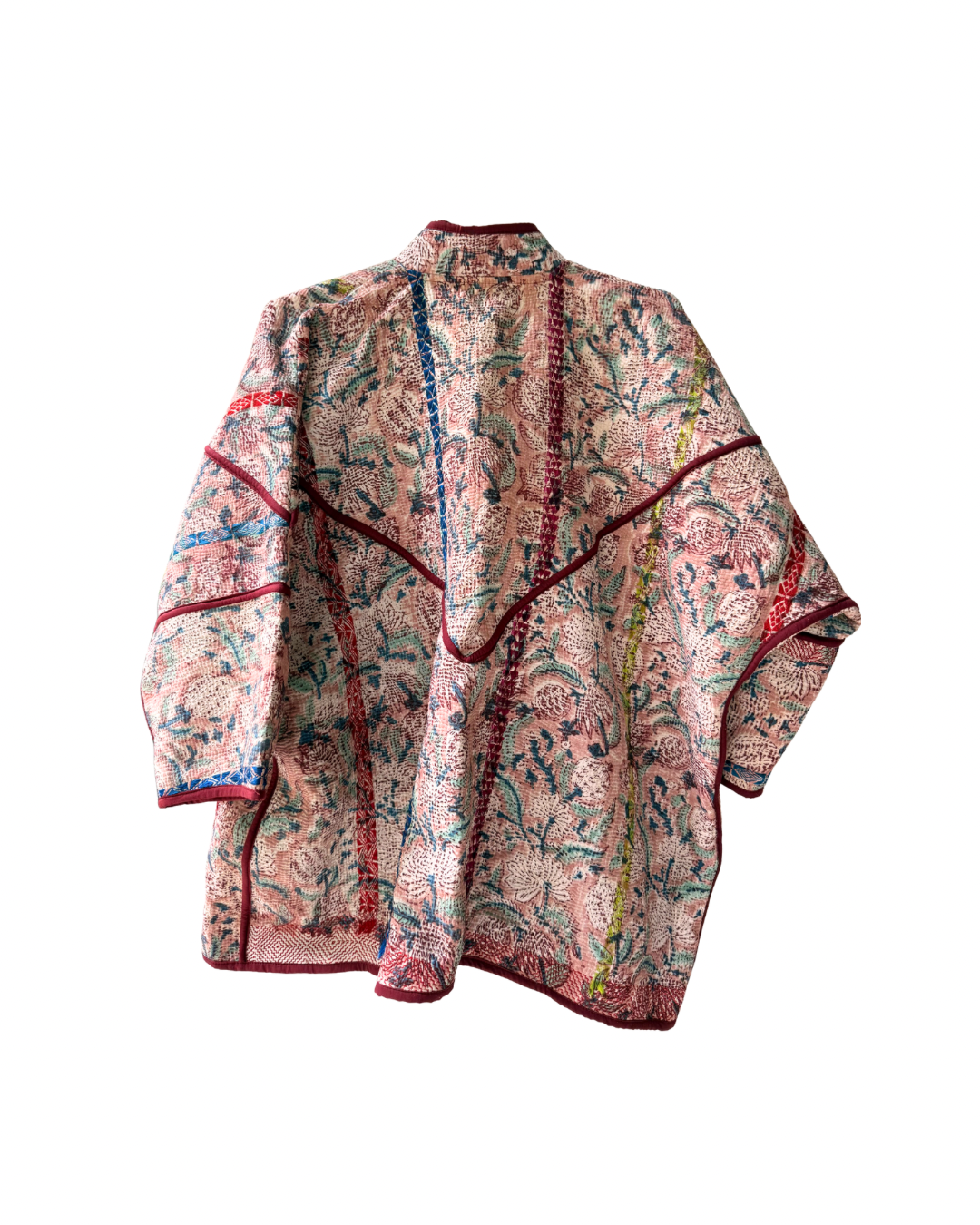 Saffron Kantha Jacket