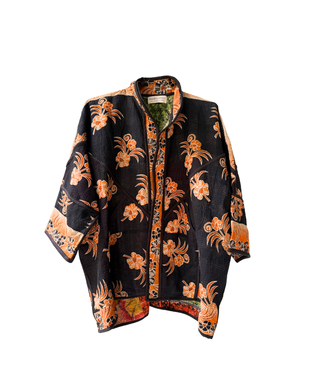 Autumn Leaves Kantha Jacket
