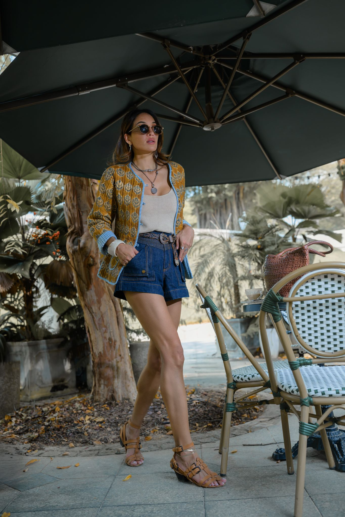 Dimitri Quilted Jacket - Golden Ochre