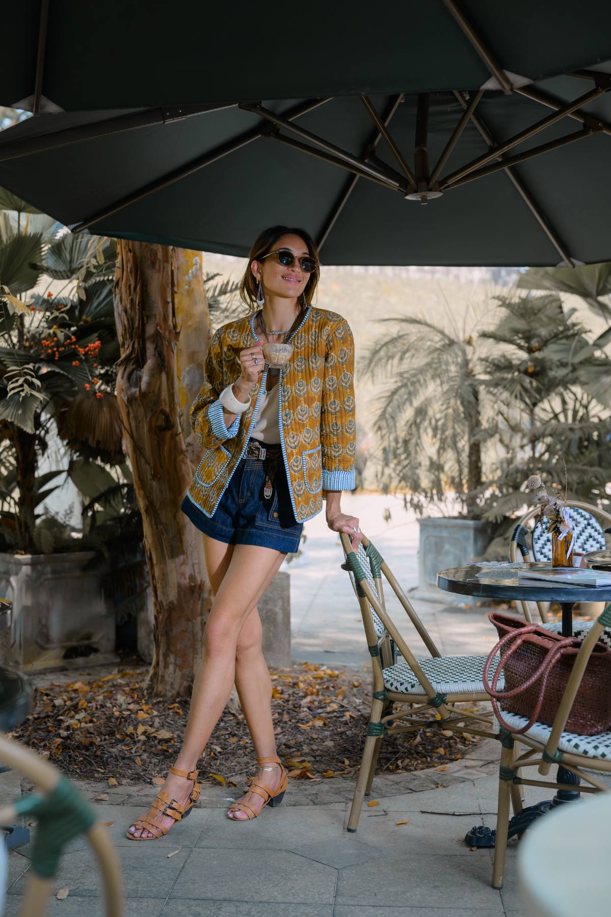 Dimitri Quilted Jacket - Golden Ochre